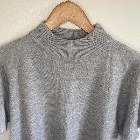 Vintage - TanJay - Light gray short sleeve sweater - Picture 2 of 8
